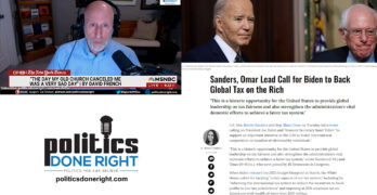 Bernie & Omar: Support Global Tax on the Rich. Evangelical church cancels journalist member.