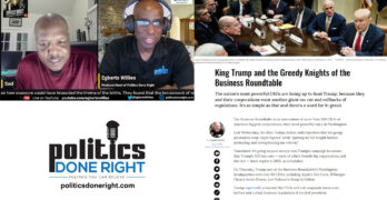 King Trump and the Greedy Knights. Sedrick Keeler interviews Egberto Willies on his new book.