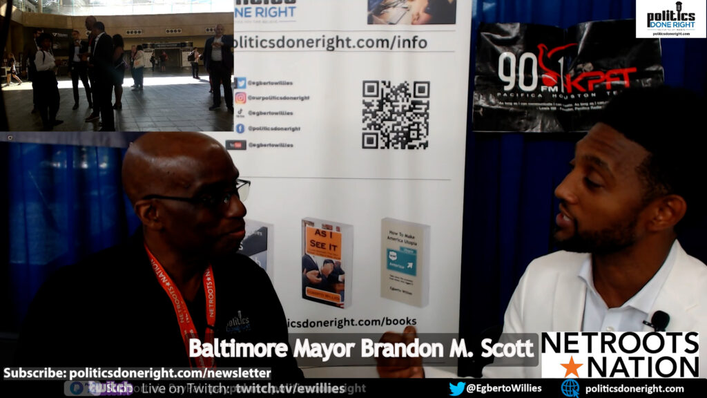 Brandon M. Scott, Baltimore Mayor, discusses his city and pushes back on Trump's DEI comment.