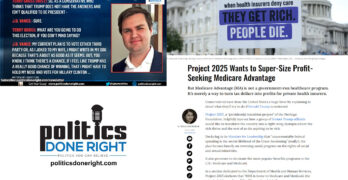 Watch JD Vance speak candidly about Trump. Project 2025 will super size Medicare Advantage.