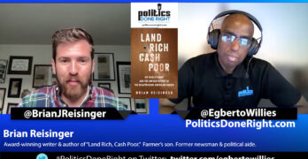 Brian Reisinger, author of 'Land Rich, Cash Poor,' discusses the plight of American farmers