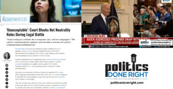 Court blocks Net Neutrality rules. President Biden dings Trump on prisoner swap comment.