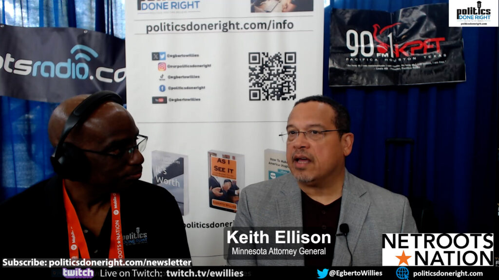 Keith Ellison, Minnesota Attorney General, discusses maintaining our Democracy, George Floyd & More