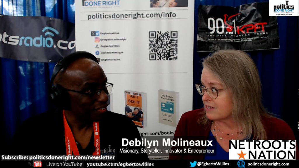 Debilyn Molineaux, discusses the ills that are permeating America.