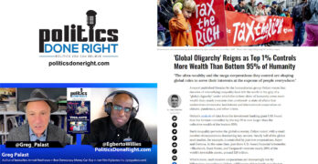 Global Oligarchy: Top 1% controls more wealth than bottom 95%. Greg Palast discusses Vigilantes Inc.