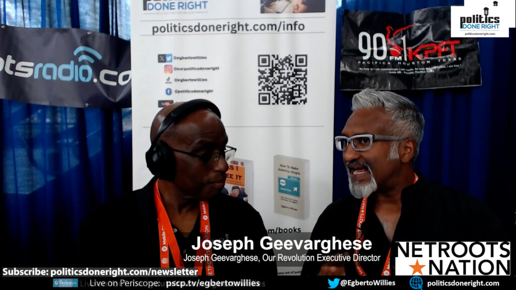 Joseph Geevarghese, Our Revolution Exec Dir gets real about the success of the progressive movement.