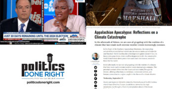 Donna Brazile did not hold back. Appalachian Apocalypse: Reflections on a Climate Catastrophe.