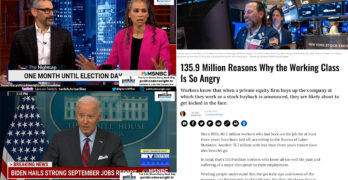 The attempt to scapegoat Kamala Harris. Why is the working class so angry. Biden's victory lap.