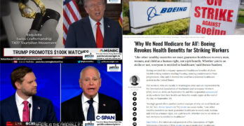 Tim Walz beat JD Vance on substance. Boeing proves Medicare for All needed. Trump is a grifter.