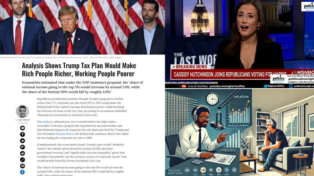 Trump's tax plan makes the poor poorer and rich richer. Check out this Kamala Harris endorsement