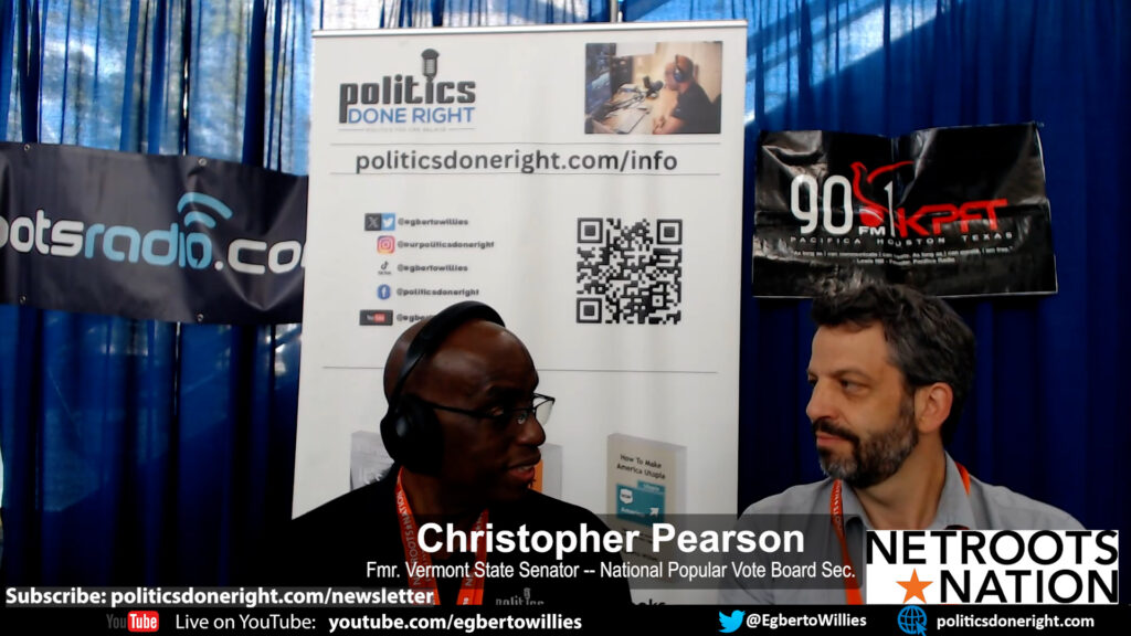 Christopher Pearson discusses the National Popular Vote Movement