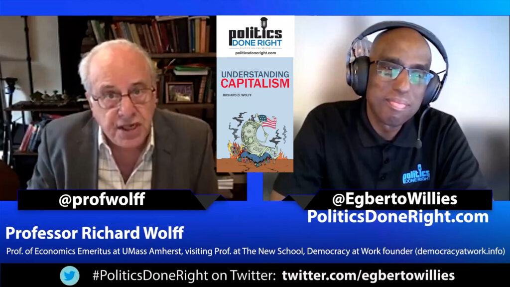 Richard Wolff, a UMass professor, details America’s denial of the end-state capitalism it is in.