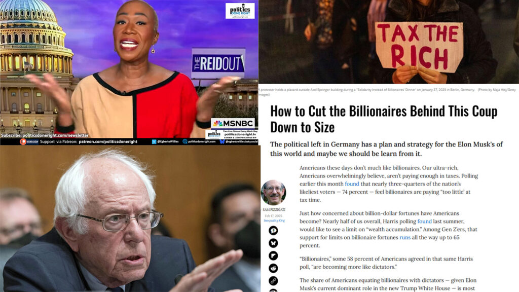 How to cut billionaires down to size. Joy-Ann Reid- MAGA meet FAFO. Progressive marching orders.