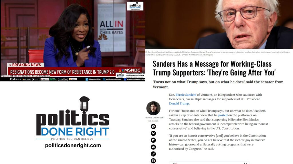 Rep. Jasmine Crockett has a plan to win the House now. Sanders message to the working class.