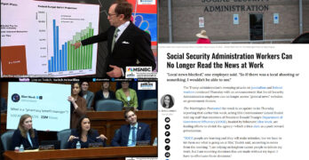 Social Security news blackout. AOC exposes Musk's ineptitude. Rattner exposed Trump's lies.