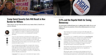 3.5% and the Hopeful Math for Saving Democracy. Trump Social Security cuts will burden millions