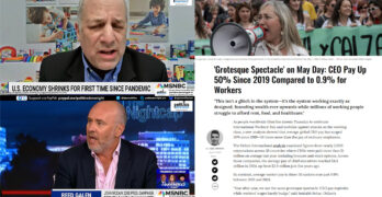 CEO pay's a grotesque spectacle. Right Wing media machine. CEO: What tariffs are doing to business.
