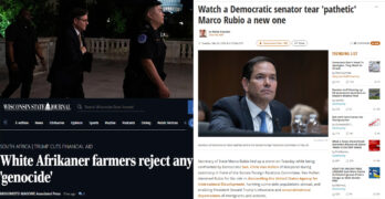 GOP Sets 1 AM Hearing to pass Medicaid Cuts. White Afrikaner farmers reject any 'genocide'