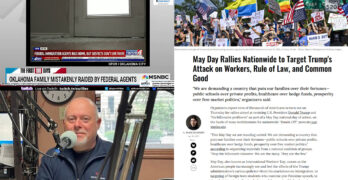 Immigration agents violently raid US citizen's home. May Day rallies to target Trump. Aquino time.