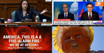 Jake Tapper spun by Speaker. AOC scolds GOP on Medicare Advantage fraud. Bill is a five alarm fire