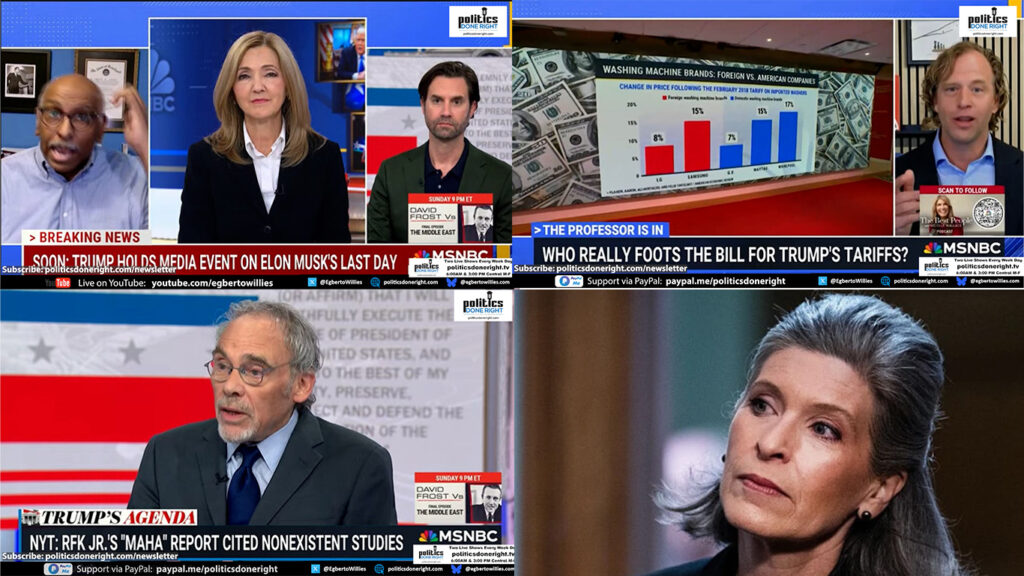 Professors nails Trump with truth on tariffs. RFK Jr. MAHA Report is quackery. DOGE data steal