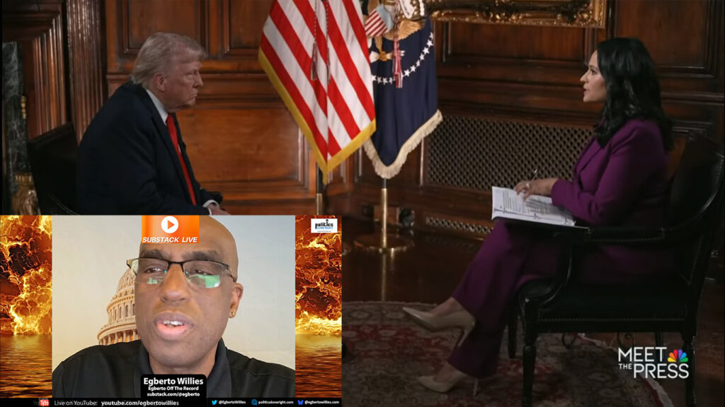 Meet The Press' Trump interview normalizes Tarrifs, Election, Inflation lies and invading countries