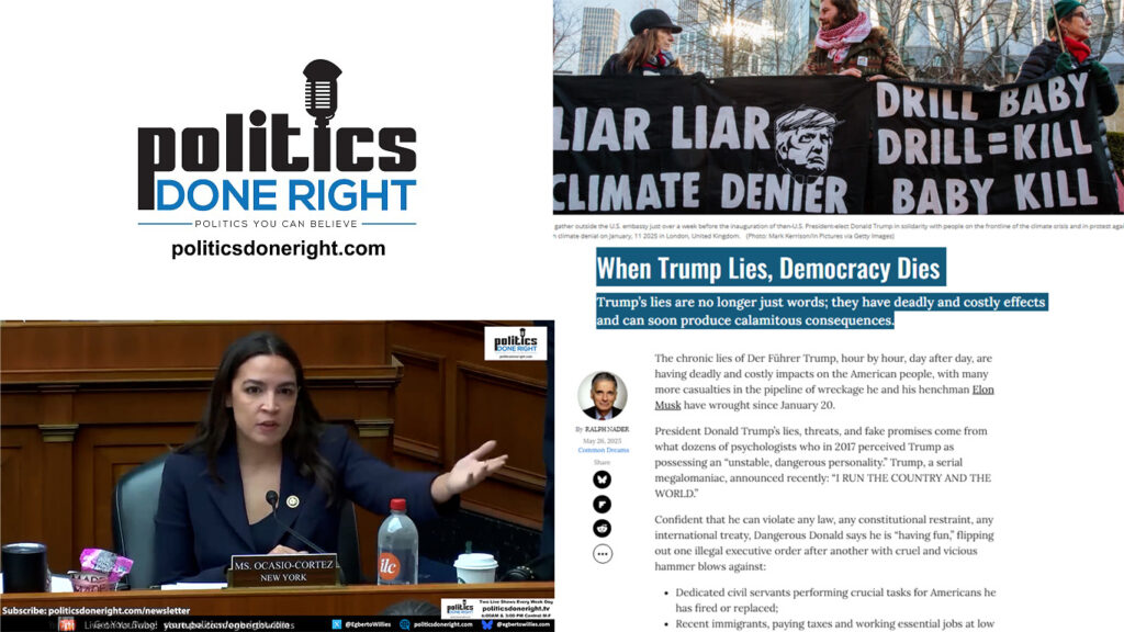 Trump’s lies are no longer just words, they are deadly. AOC scolds GOP on Medicare Advantage.