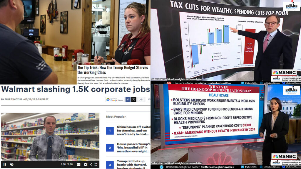 Walmart firing jobs. One Big Beautiful Bill fraud. The tip trick