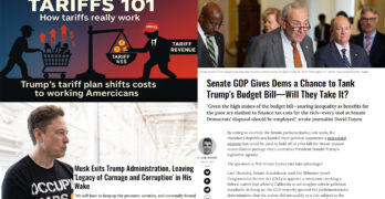 Will Dems use GOP-given weapon to stop the evil bill- Tariffs 101. Musk leaves in failure.