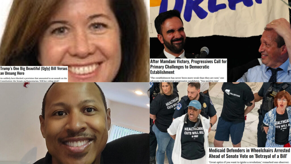 A hero emerges challenging the Big Ugly Bill. Medicaid defenders arrests. Ray Brackens and more!
