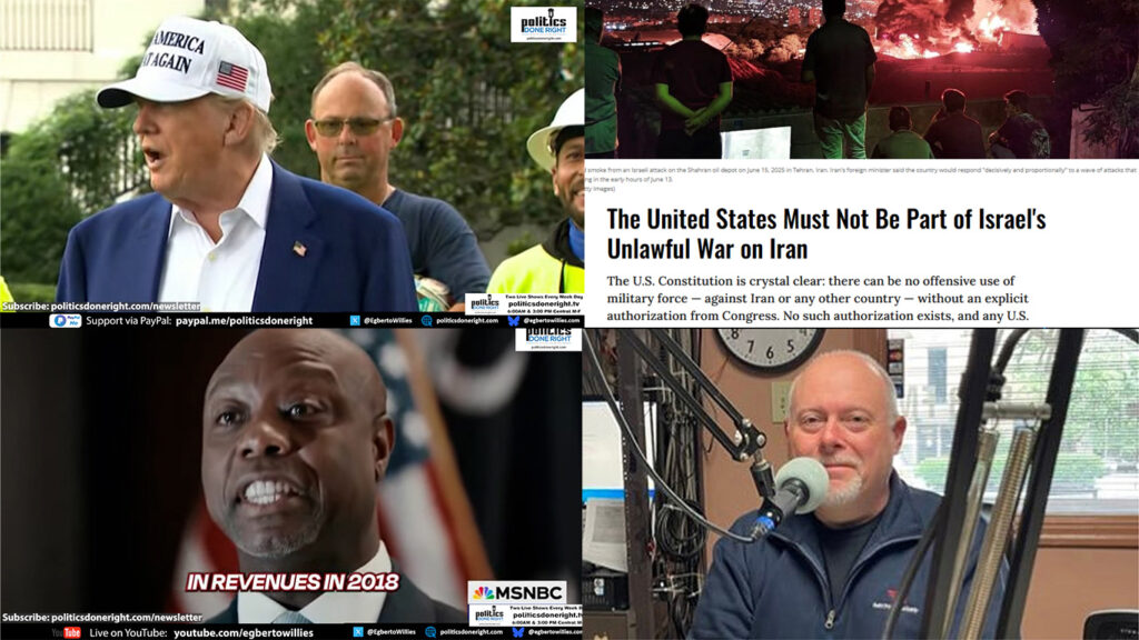 Bernie says no war! GOP Senator ridiculed for tax-cuts lies. Trump's inflation lie. Aquino day