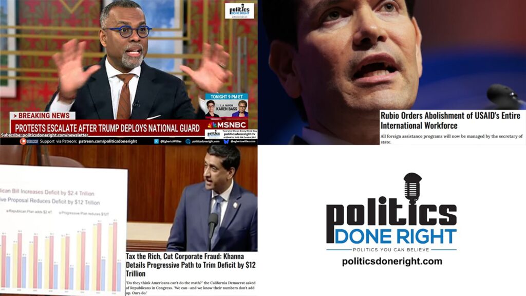 Dr. Glaude calls out Americans' morals. Rubio to kill USAID as we know it. Progressive's budget