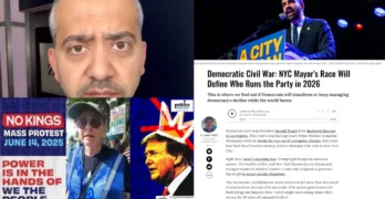 Mehdi Hasan nails it on Western Israel coverage. #NoKings rallies. Who will control Dem Party