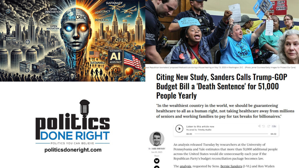 Republican bill will kill 51,000 people yearly. AI is the mining of our brain. Embrace it but