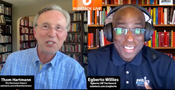 Thom Hartmann discusses independent media, America's dangerous plight, and solutions