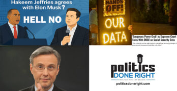 Thom Hartmann talks KPFT Houston visit. Hakeem Jeffries agrees with Elon Musk. DOGE data theft