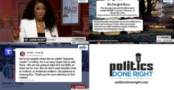 Trump threaten Iran's leader. NYT exposes Musk SS lie. Jasmine Crockett nails rural hospital truth