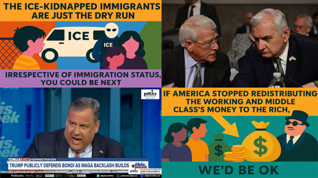 America's new sin. Christie calls our ABC host. Wealthy's ripping us off. The military wins, again