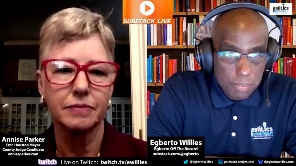 Annise Parker, Former Houston Mayor, tells us why she wants to be the Harris County Judge