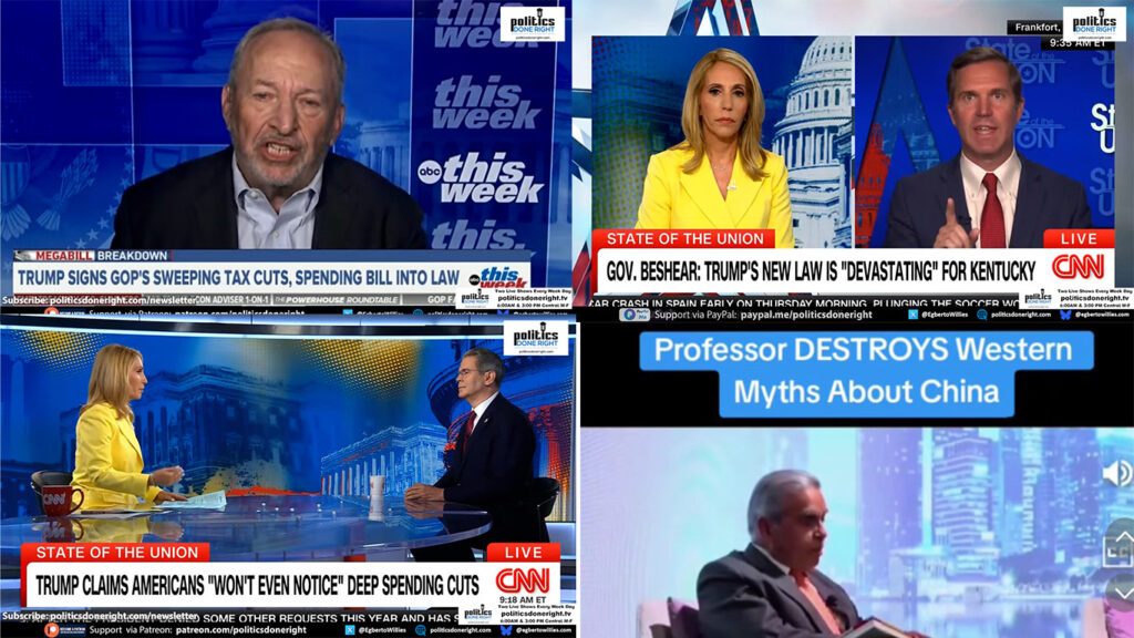 CNN Host allowed Big Beautiful Bill lie. KY Gov. gets real. Economist: 100,000+ will die. and more!