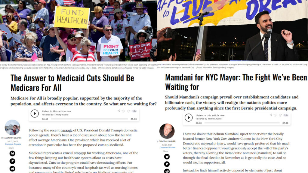 Mamdani is the fight progressives are waiting for. The answer to Medicaid cost is Medicare for All.