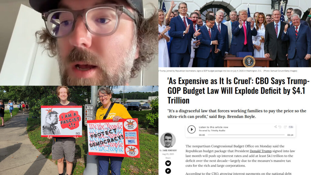 Billionaires trying to destroy America. 18-year-old gives me hope. The Cruel Big Beautiful Bill