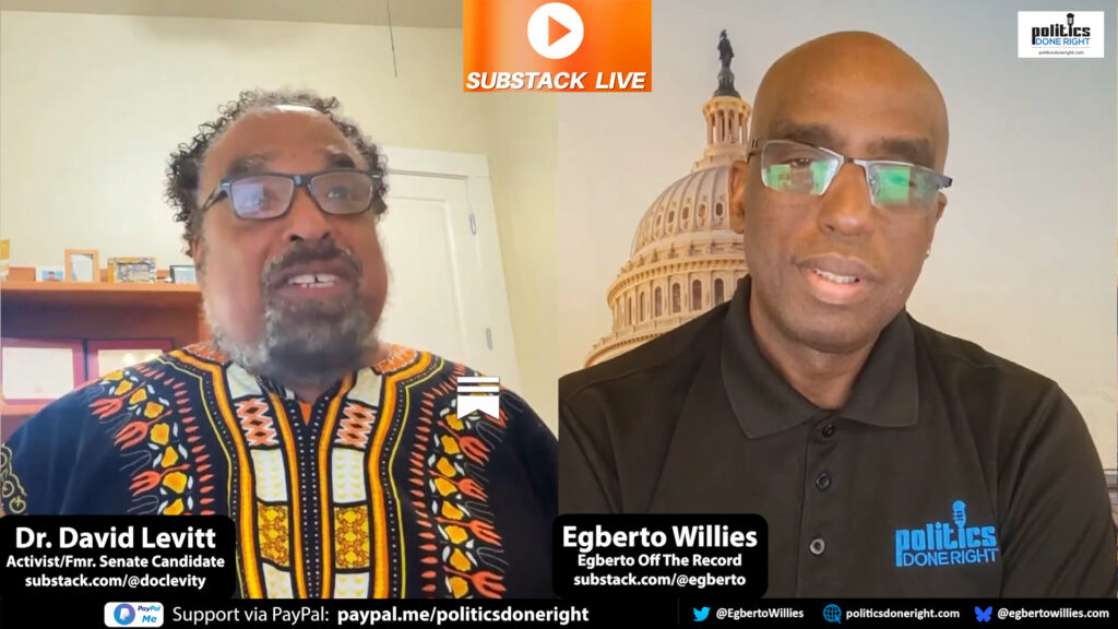 Dr. David Levitt on ICE kidnapping immigrants-US citizens as well as many progressive issues.