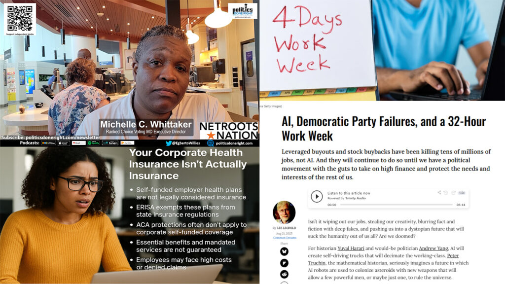 Employer Insurance Myths, Democracy Reform, and the Future of Work