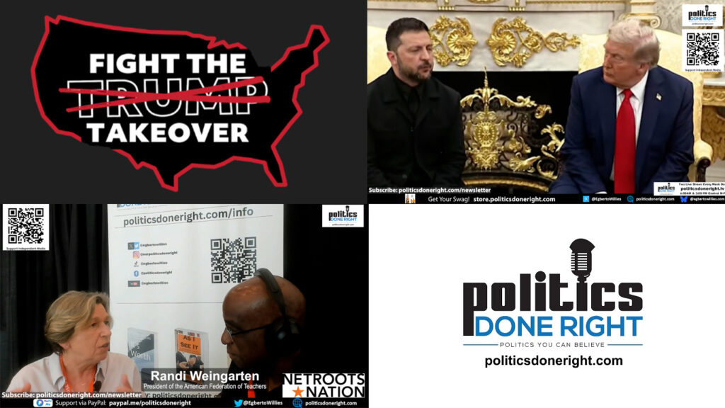 How Trump thinks he will stay in power. AFT Prez. Randi Weingarten speaks. Protest