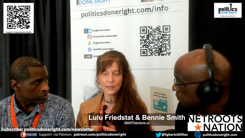 SMARTelections' Lulu Friedstat & Bennie Smith fighting to protect democracy from the ground up.