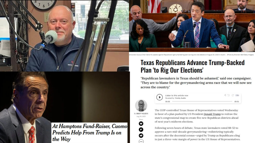 Texas GOP Rigging Elections, Aquino on Dems’ Fight, Cuomo Seeks Trump’s Boost