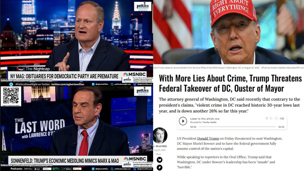 Trump’s Fascist Economics, DC Fearmongering & the Resilience of Democrats