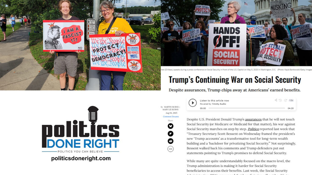 Trump's war on Social Security continues. 18-year-old at Kingwood Rage Against The Regime speaks