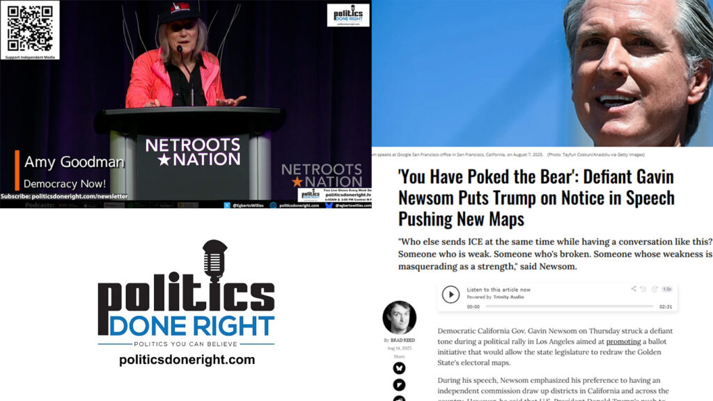 Why we must have independent media. Defiant Gavin Newsom puts Trump on notice